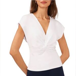 halogen Twist Knit Top at Nordstrom